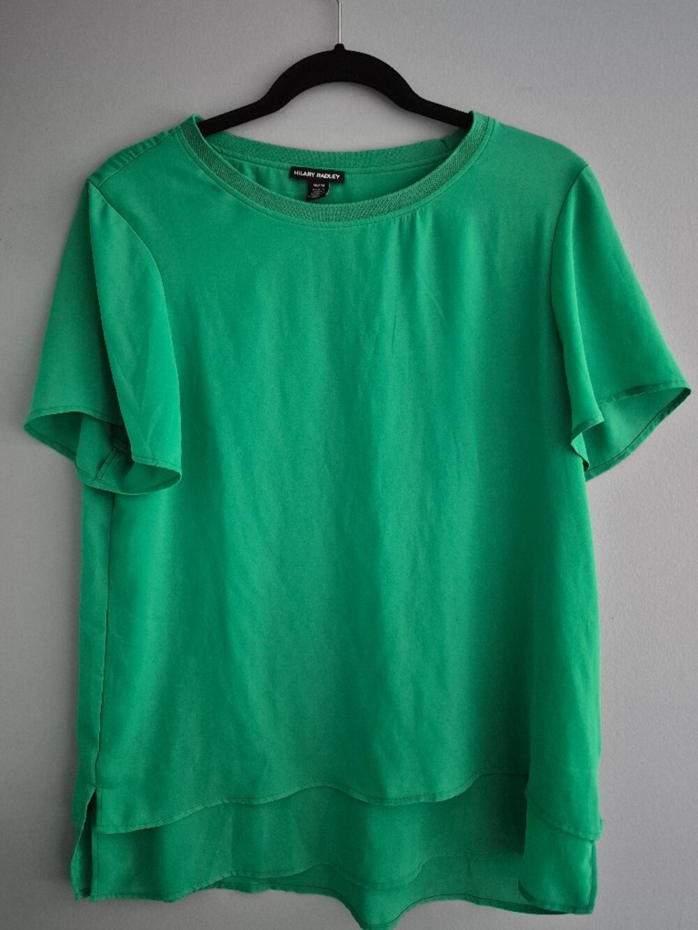 Hilary Radley Green Blouse